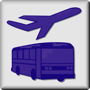 Hotel Icon Airport And Shuttle Clip Art